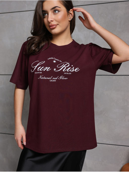 Футболка "Раиз" Бордо женская