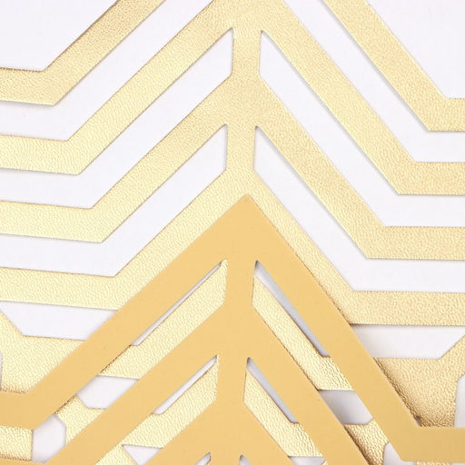 Салфетка новогодняя сервировочная Доляна Снежинка, цвет золото, d 38 см  фото 3