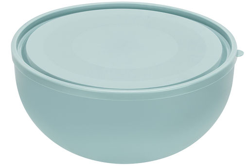 Салатница с крышкой 4 л 25,5*25,5*12,3 см серо-голубой (модель 282) - Elan gallery фото 3