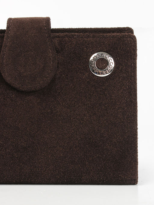 LACCOMA обложка для авто документов LA-3090-З-темно-коричневый натуральная замша фото 3