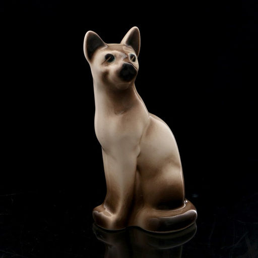 Статуэтка фарфоровая «Фигурка: Кошка Тайка сиамская», 10 см