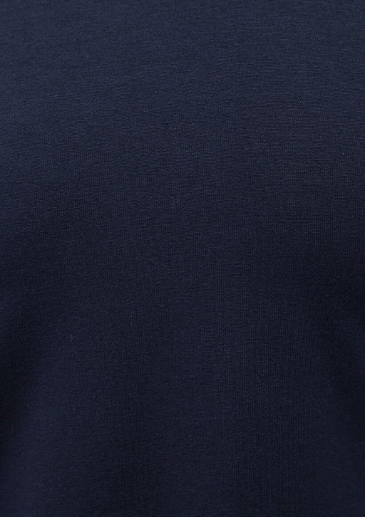 Uzun Kollu Lacivert Basic Tisort - Mavi фото 7