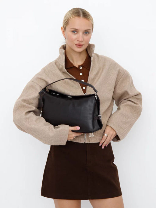 Сумка 1026L coffee Polina&Eiterou