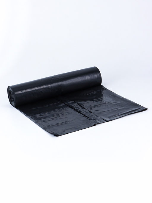 Мешки для мусора в рулоне 300 л,черные, ПВД,  толщина 60 мкм, 10 штук
