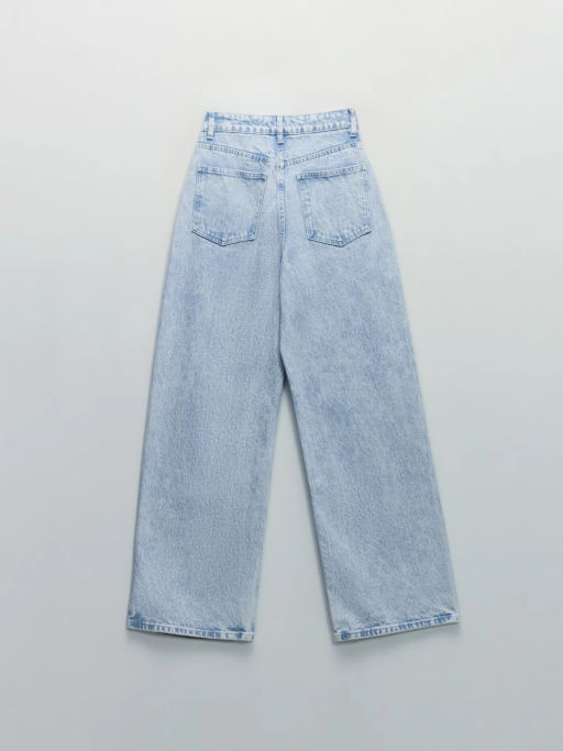 Джинсы wide leg с высокой посадкой / Zarina  фото 6