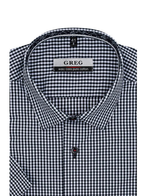 Сорочка мужская короткий рукав GREG 315/201/224/1p  фото 2