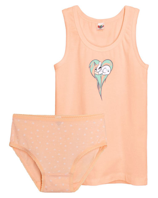 Комплект для девочки (майка,трусы) 31179 Персиковый* 199 Lets go - Let's go фото 6