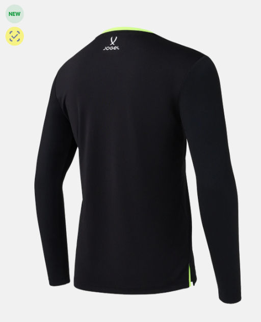 Лонгслив судейский Jogel DIVISION PerFormDRY Referee LS Tee 2.0, черный 99  фото 4
