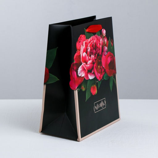 Цена за 2 шт. Пакет подарочный ламинированный, упаковка, «Цветочные чувства», S 12 х 15 х 5.5 см