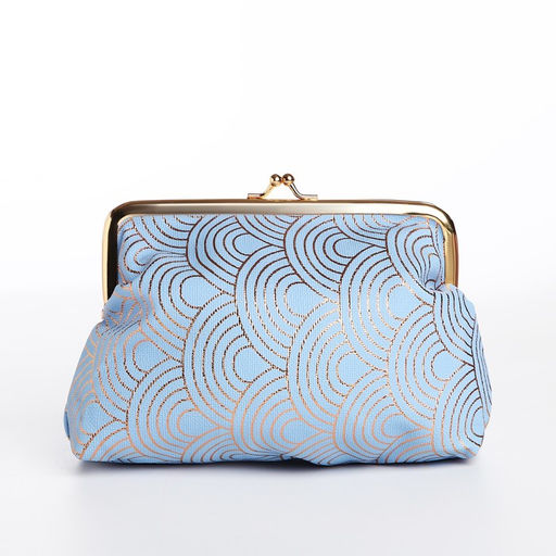 Косметичка на фермуаре, цвет голубой - Simaland фото 2