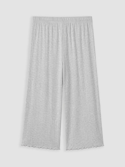 Geni? Pa?a Kad?n Fitilli Kapri Pijama Alt?