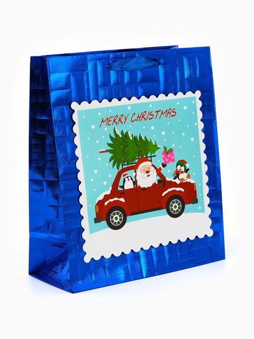 Набор подарочных пакетов «Новый год», 2 шт,  25,4 × 30,5 × 12,7 см