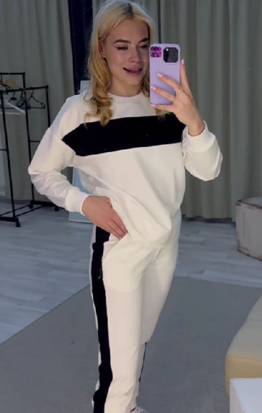 Мягкий уютный костюм из хлопкового футера. - Solo mio фото 22