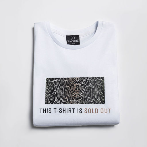 Футболка свободной посадки Модная перезагрузка (белая) - Charutti фото 6