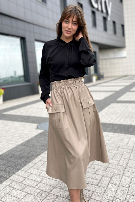 Юбка Rumoda 2143 бежевый  фото 7