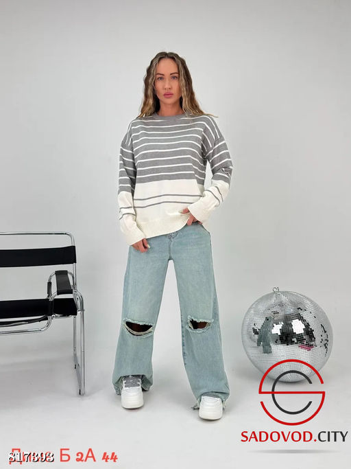 Кофта женская в полоску - Bruno фото 4