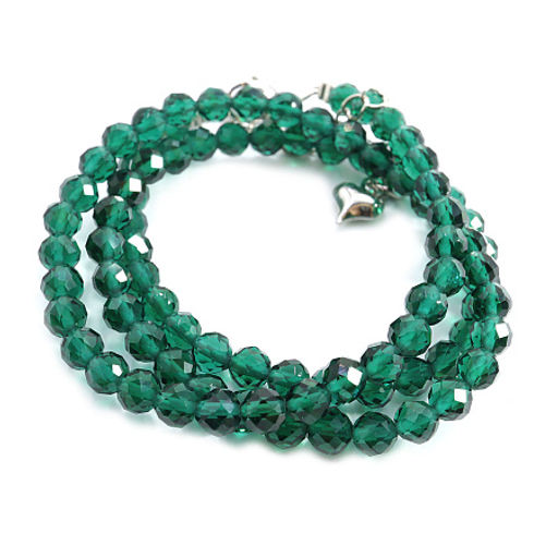 Бусы из камня Хромдиопсид алмазная огранка 4мм камень силы, изобилия, счастья и благополучия