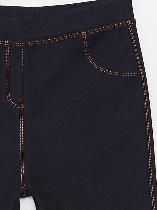 Beli Lastikli Basic K?z ?ocuk Uzun Tayt - Waikiki фото 2