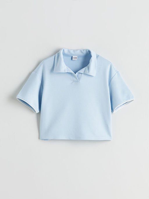 Polo Yaka K?z ?ocuk Ti??rt ve Pantolon