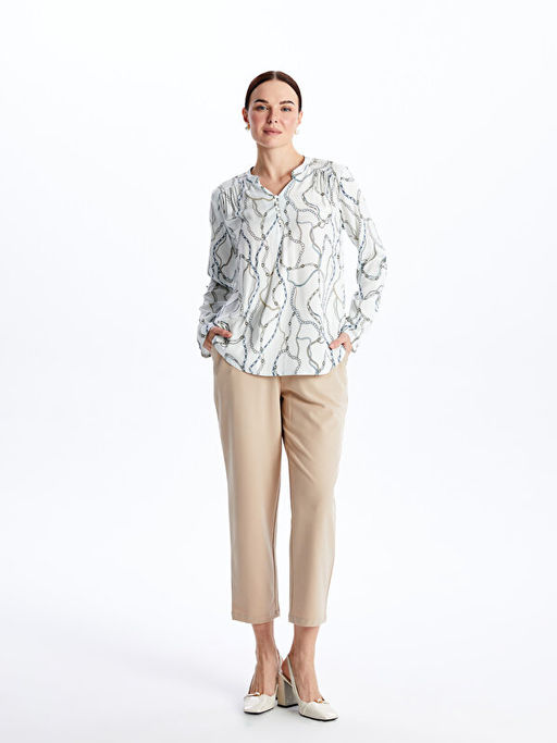 Beli Lastikli Standart Fit Kad?n Pantolon