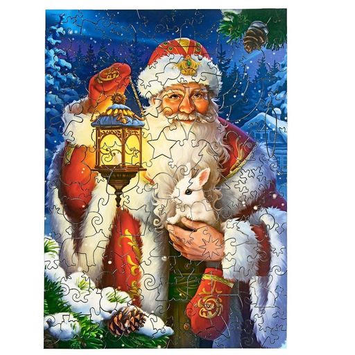 Пазл фигурный Волшебство Нового года - Лесная мастерская фото 5