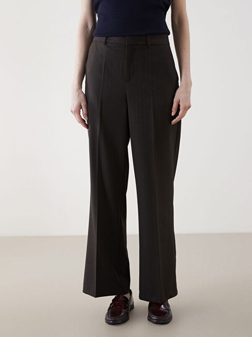 Standart Fit Gabardin Kad?n Pantolon