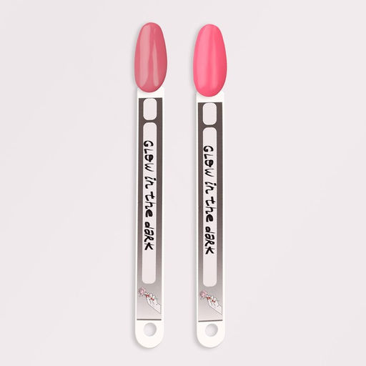 Гель лак для ногтей, люминесцентный, трехфазный, 8 мл, LED/UV, розовый (33)