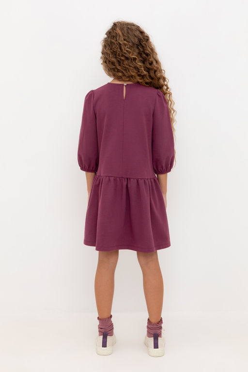 Crockid _ КР 5898/насыщенная клюква к499 платье для дев  фото 4