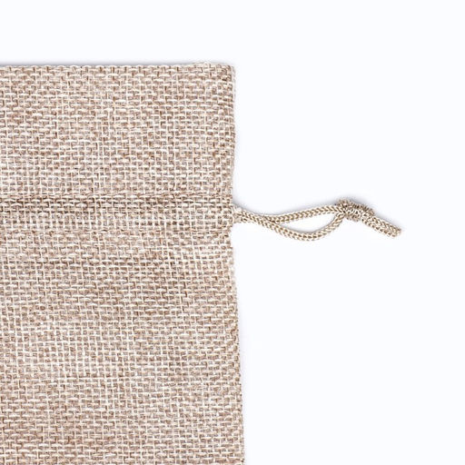 Цена за 5 шт. Мешок подарочный с термонаклейкой из холщи С 8 марта 20?30 см