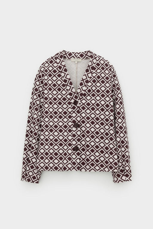 ЕВТ 3284/серо-сиреневый,ромбы жакет жен