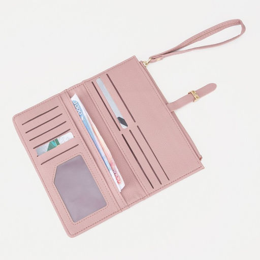 Кошелёк на кнопке, цвет розовый - Simaland фото 5
