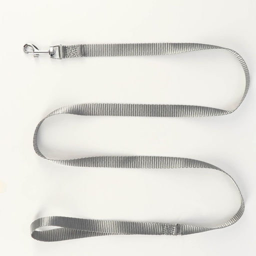 Комплект амуниции с мягкой шлейкой, XL, поводок 120 х 1,5 см, ОШ 38-52 см, ОГ 42-60 см, серый 7119 - Пижон фото 6