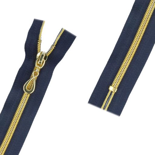 Молния Спираль декоративная GAMMA G105S с напылением 14 см тип 5 10 шт неразъёмная однозамковая