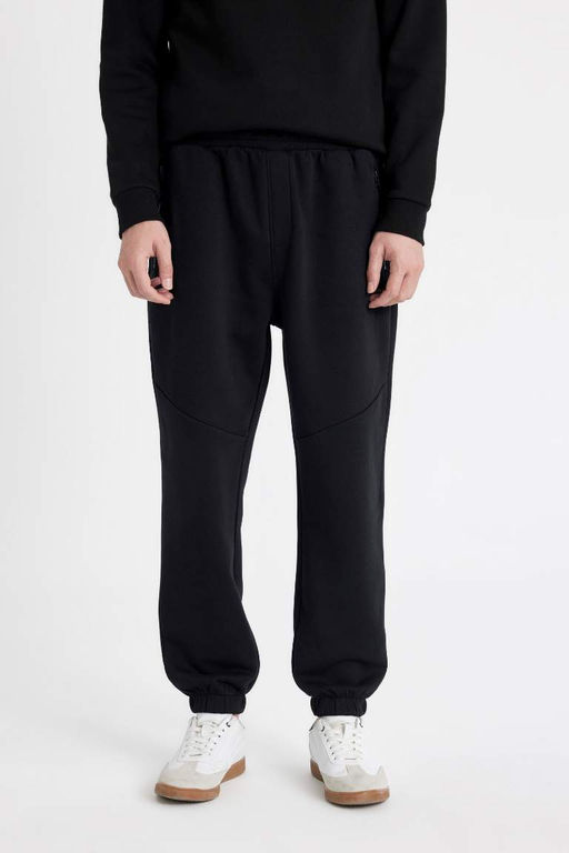 Спортивные штаны стандартного кроя с карманами на молнии - Defacto фото 4