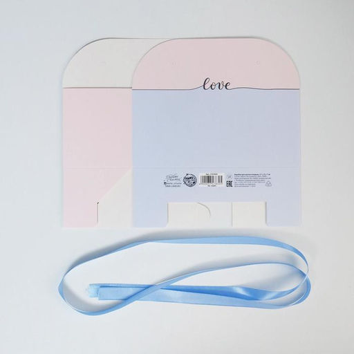 Цена за 5 шт. Коробка для цветов складная love, 17 13 7 см - Дарите счастье фото 4