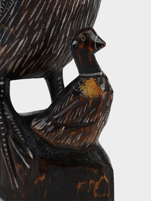 Сувенир «Утка с утёнком», 52×9×17 см, дерево