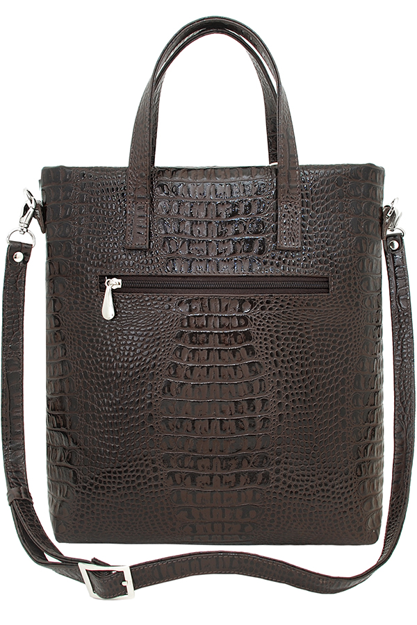 Сумка с аппликацией ДС-220-29-SALE темно-коричневый - Protege фото 3