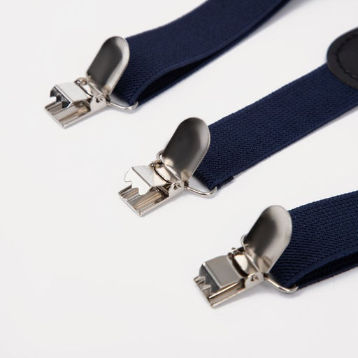 Подтяжки детские, ширина 2.5 см, цвет тёмно-синий - Simaland фото 5