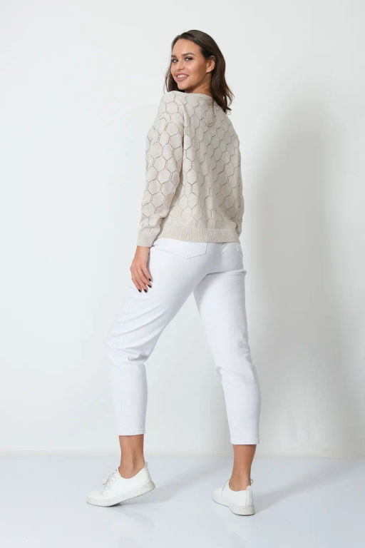 Джемпер М 3083/молочный