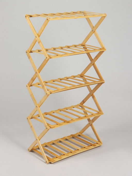 Стеллаж универсальный, 5 полок, 50×25×89 см, напольный, открытый, Greengo