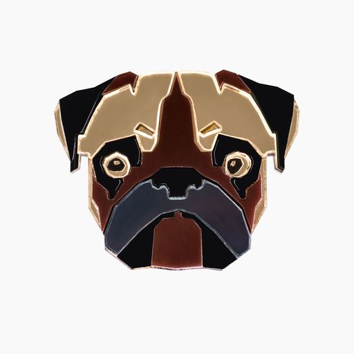 Брошь Мопс - Orgalica фото 2