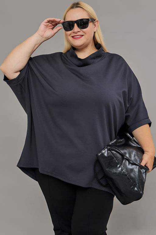 Блуза-туника больших размеров нарядная Б-02