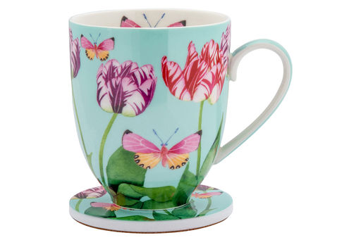Кружка с подставкой Тюльпаны, 0,4 л - Maxwell & Williams фото 2