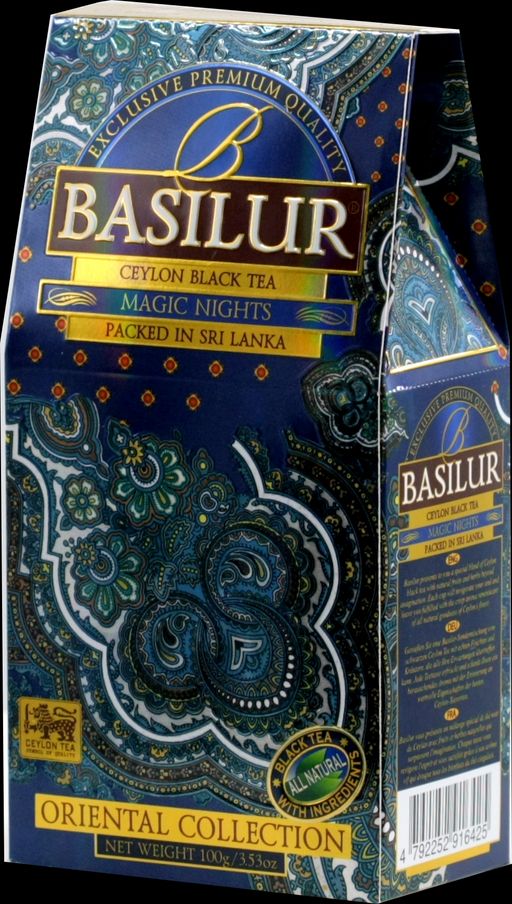 BASILUR. Восточная коллекция. Волшебные ночи 100 гр. карт.пачка
