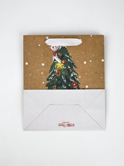 Набор пакетов крафтовых «Новогоднее поздравление»