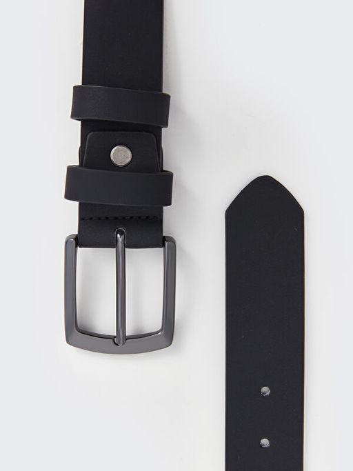 Deri G?r?n?ml? Erkek Kemer - Waikiki фото 3