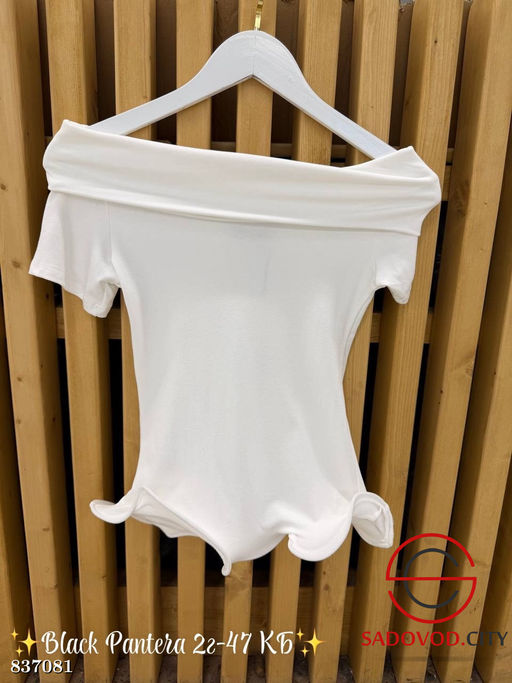 Футболка женская со спущенным плечами - Bruno фото 2