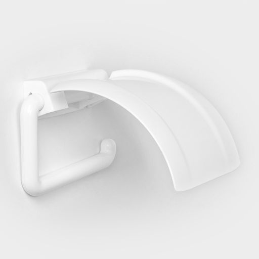 Цена за 2 шт. Держатель для туалетной бумаги IDEA, пластик, 6×17×4.5 см, белый