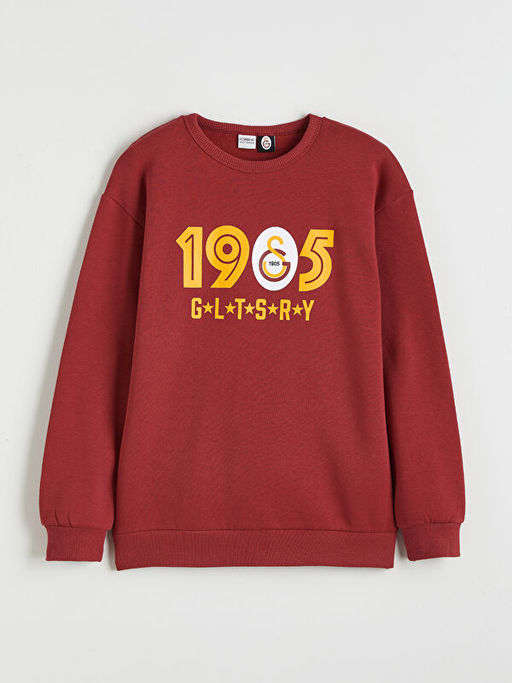 Galatasaray Bask?l? Erkek ?ocuk Kal?n Sweatshirt