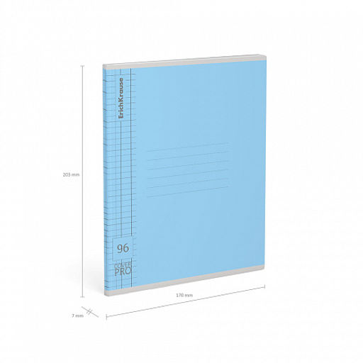 Цена за 5 шт. Тетрадь общая ученическая с пластиковой обложкой на скобе ErichKrause Классика CoverPrо fizzy, А5+, 96 листов, клетка_MIX-PACK  фото 10